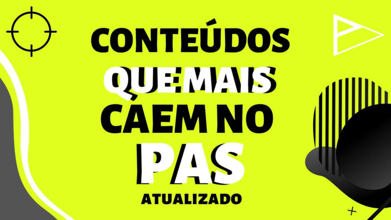 conteúdos que mais caem no pas unb