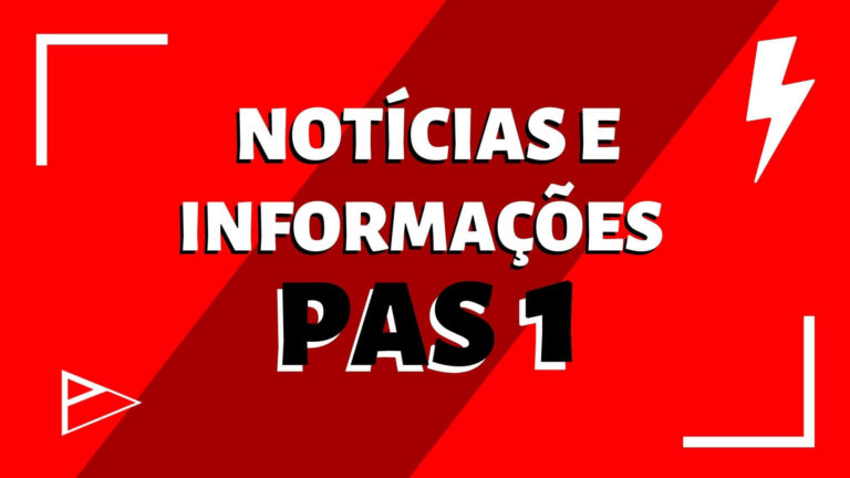 Notícias e informações PAS 1