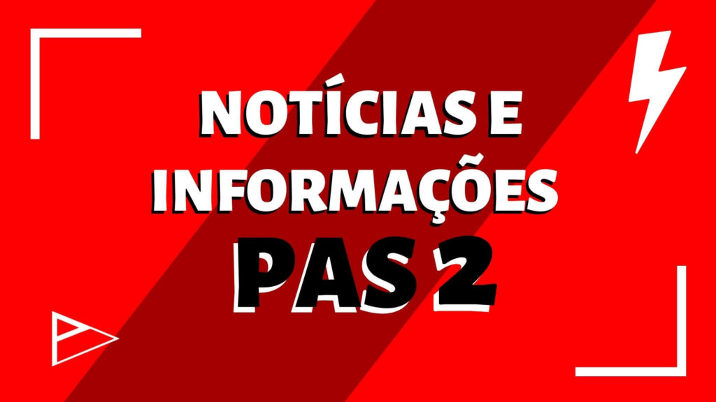 Notícias e informações PAS 2